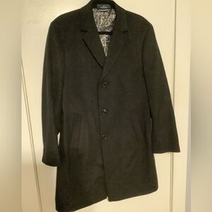 MINT NAUTICA MENS BLACK SINGLE BREASTED PEA COAT  40Regular